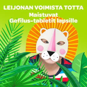 LGG maitohappobakteeri Gefilus lapsille