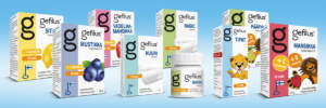 LGG Gefilus maitohappobakteeri ravintolisät pakkaukset
