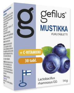 Gefilus mustikka purutabletti