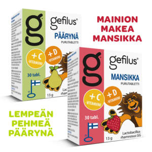 LGG Gefilus maitohappobakteeri purutabletti